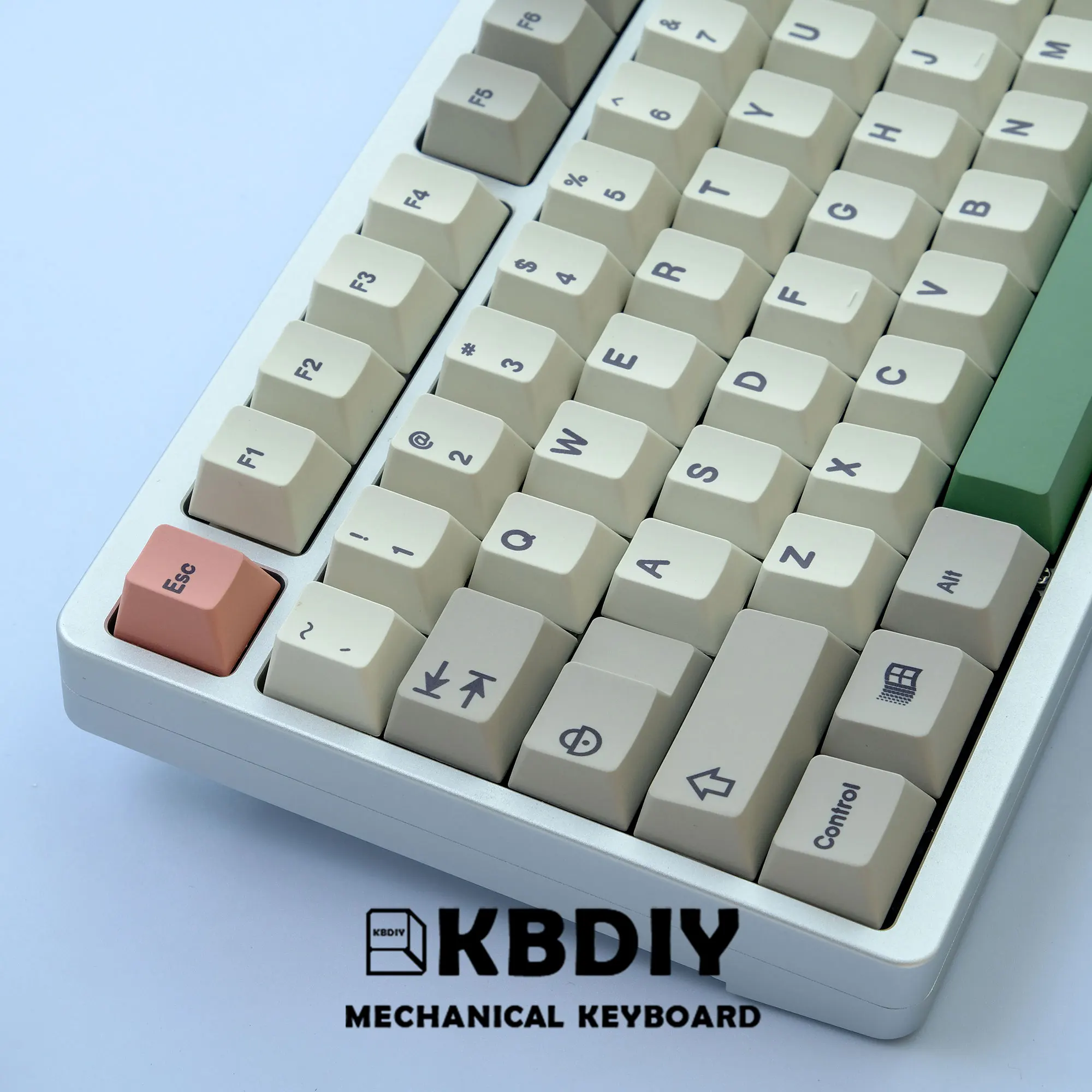 KBDiy GMK 9009 Retro Cherry Profile Keycap 134 Keys/Set For Mechanical Keyboard DIY Custom PBT DYE-SUB 61 60 Bakclit ISO Keycaps images - 6