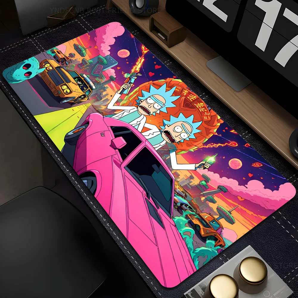 R_rickes Mousepad Mouse Mat Desk With Pad Gaming Accessories Prime XXL Keyboard Padding