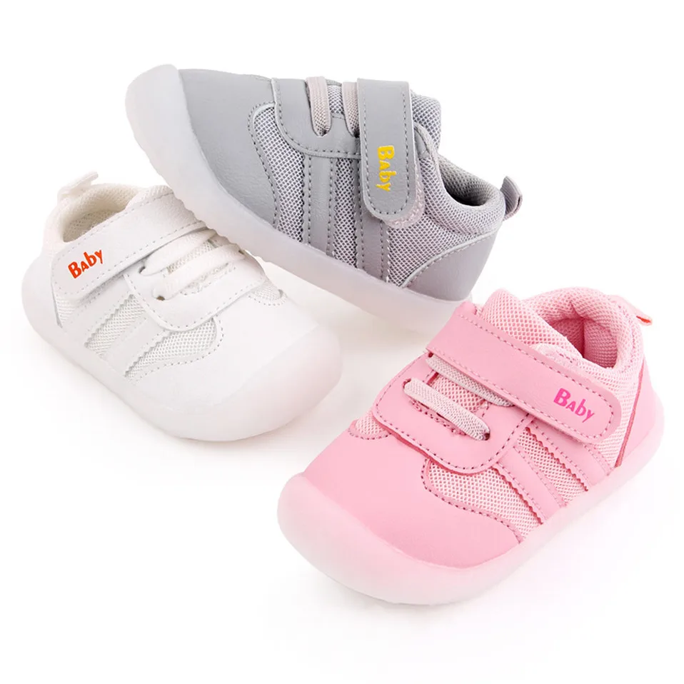 

Unisex Baby Shoes First Shoes Baby Walkers Toddler First Walker Baby Girl Kids Soft Rubber Sole Baby Shoe Booties Anti-slip