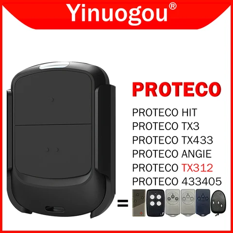 PROTECO ANGIE TX3 TX433 TX312 HIT 433405 Пульт дистанционного управления гаражными воротами 433МГц Дубликатор пульта дистанционного управления для ворот Ручной передатчик