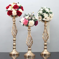 iron wedding props t platform candlestick main table flower scene sign in decoration wedding centerpieces for tables flower vase