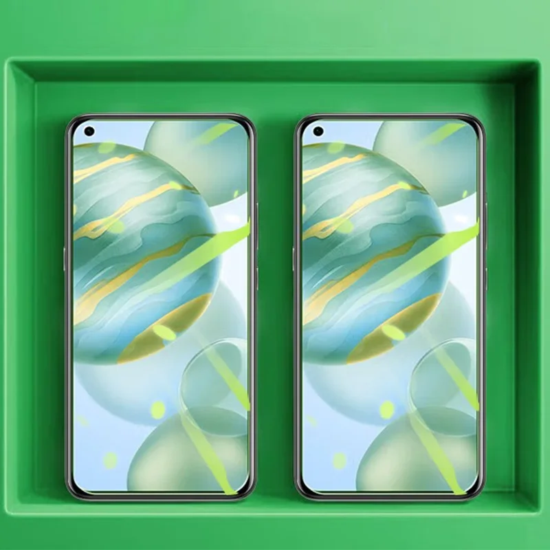 

For Honor 20 20S 20i 30 30S 30i Pro 50 Lite SE Green Light Screen Protector Tempered Glass for Honor 50Lite Protective Glass