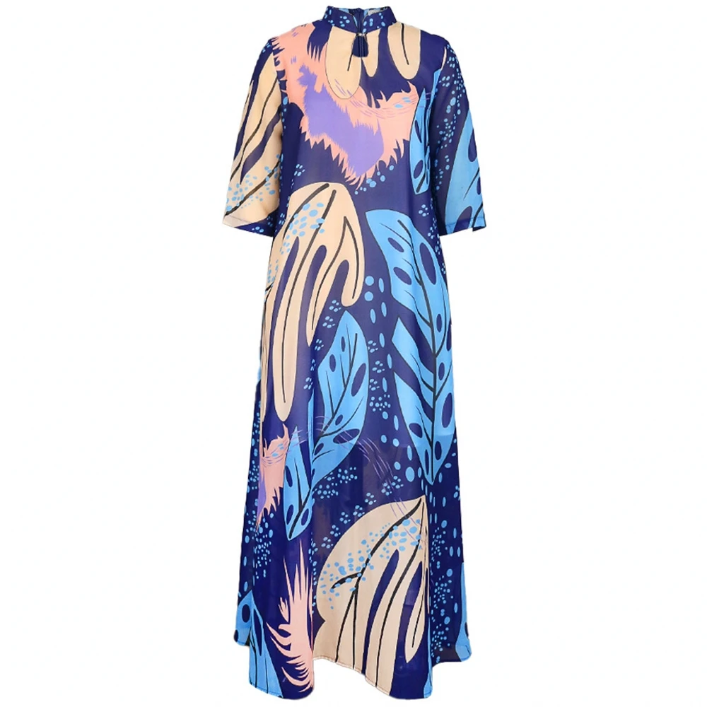 

S-4XL Large Size African Dresses For Women Muslim Fashion Abaya 2022 Dashiki Traditional Africa Clothing Fairy Maxi Dreaes