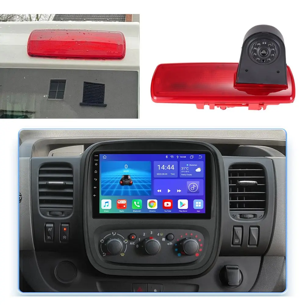 Автомобильная радиостанция Android 9 дюймов с GPS-навигацией Carplay + камера заднего вида