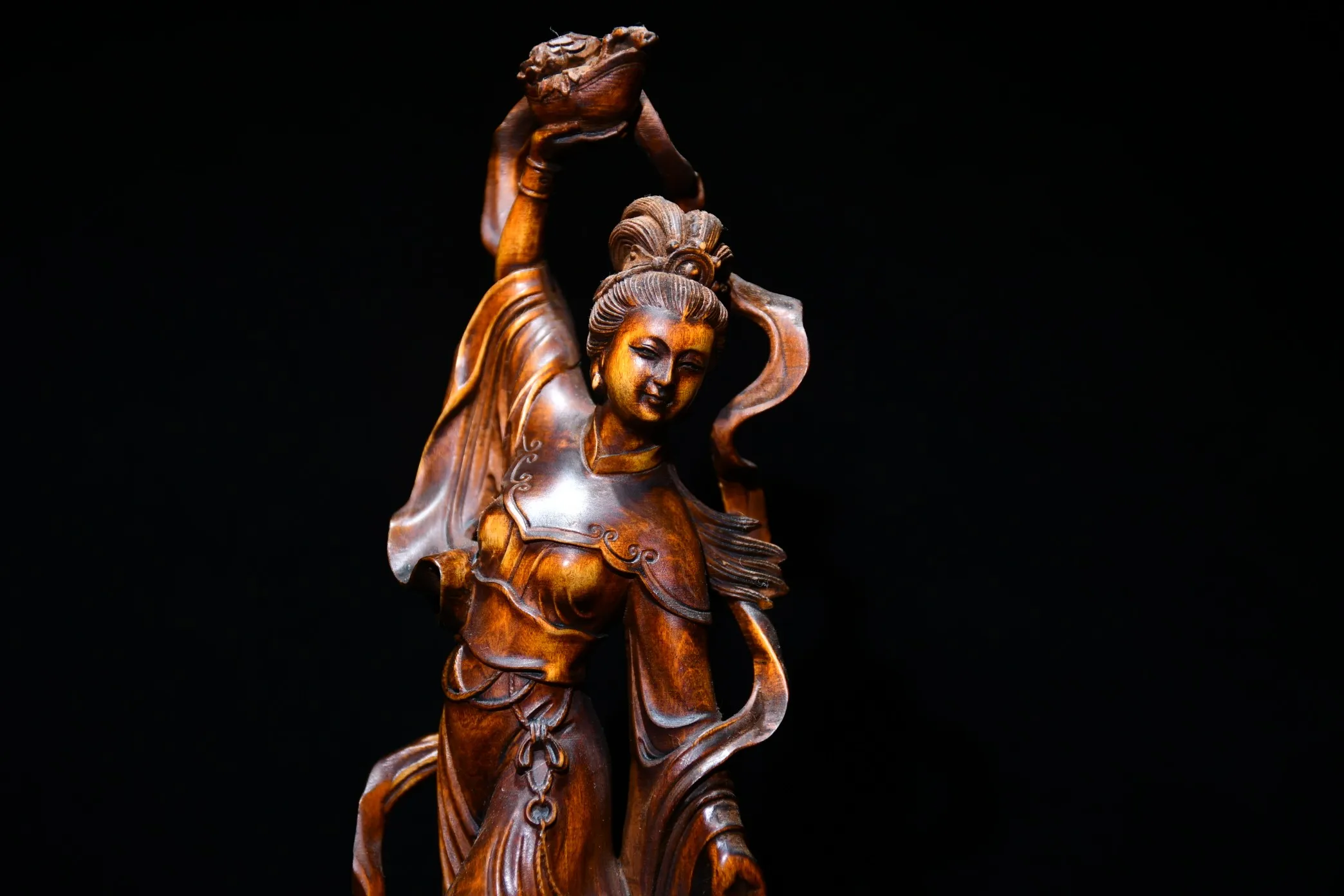 Китайская резьба по дереву ящик seiko резной тианну рассеянный цветок домашние