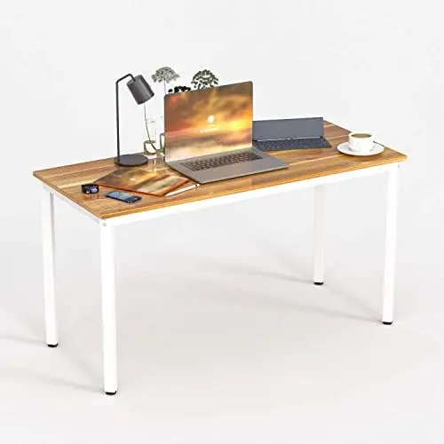 

Computer Desk Home Office Desk Writing Table Dining Desk(Walnut)