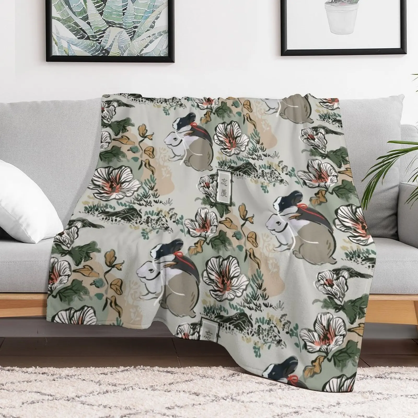 WangXian [БЕСШОВНОЕ ТРАДИЦИОНАЛЬНОЕ] Плед Детское милое одеяло с одним ворсом