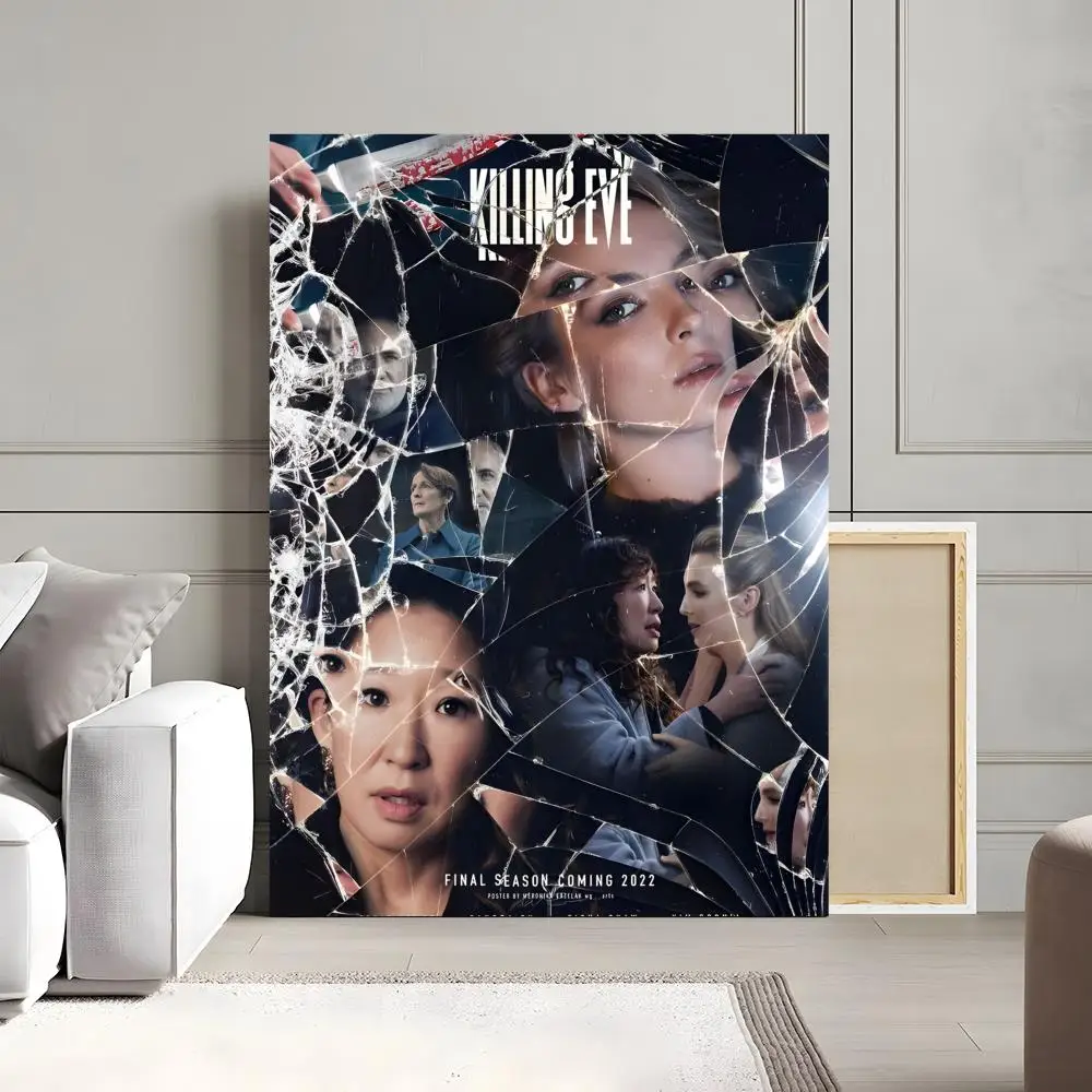 

Killing Eve ТВ-живопись, постер на холсте с каллиграфией: без складок, водонепроницаемый, прочный, все пространство, настенный декор