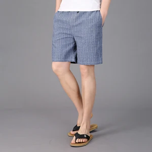 Модные Повседневные клетчатые штаны для сна из 100% хлопка, мужские шорты, одежда для сна, летняя мужская пижама, штаны со стрелками, мужские короткие брюки