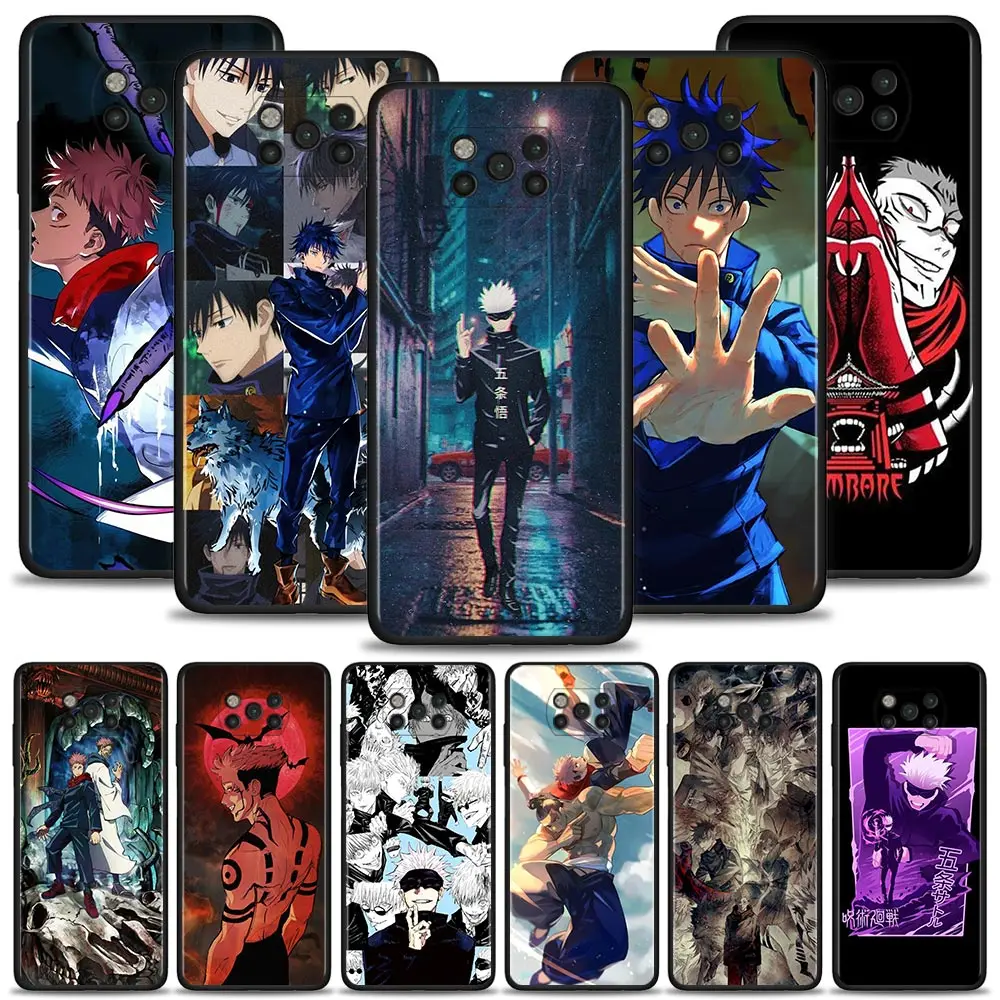 

Case For Xiaomi Poco X3 X4 NFC X3 X4 M2 M3 M4 Pro X3 F3 F4 GT Pocophone F1 C3 C31 C40 Celular Jujutsu Kaisen Fushiguro Megumi