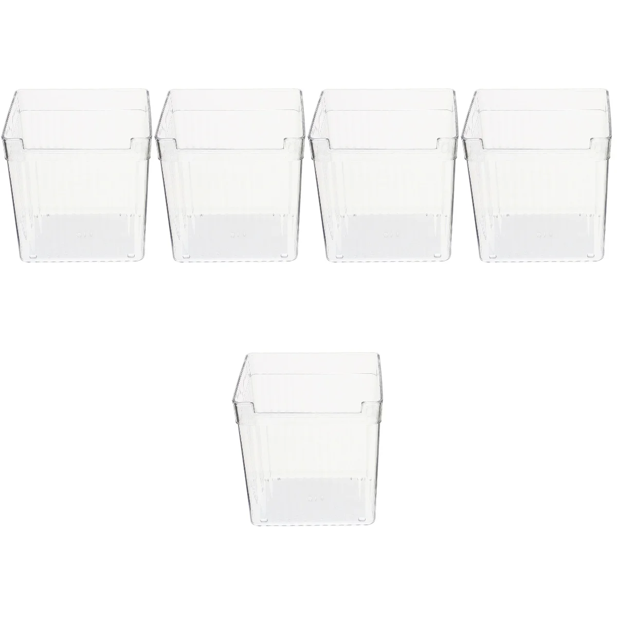 

5pcs Freezer Storage Box Classification Container Refrigerated Fruit Holder
