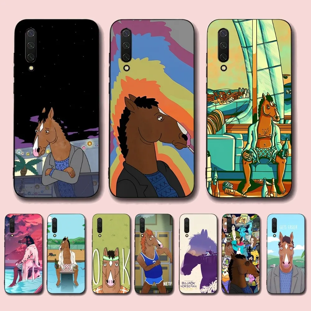 

Cartoon B-boJack Horsemans Phone Case For Xiaomi Mi 5X 8 9 10 11 12 Lite Pro 10T PocoX3pro PocoM3 Note 10 Pro Lite