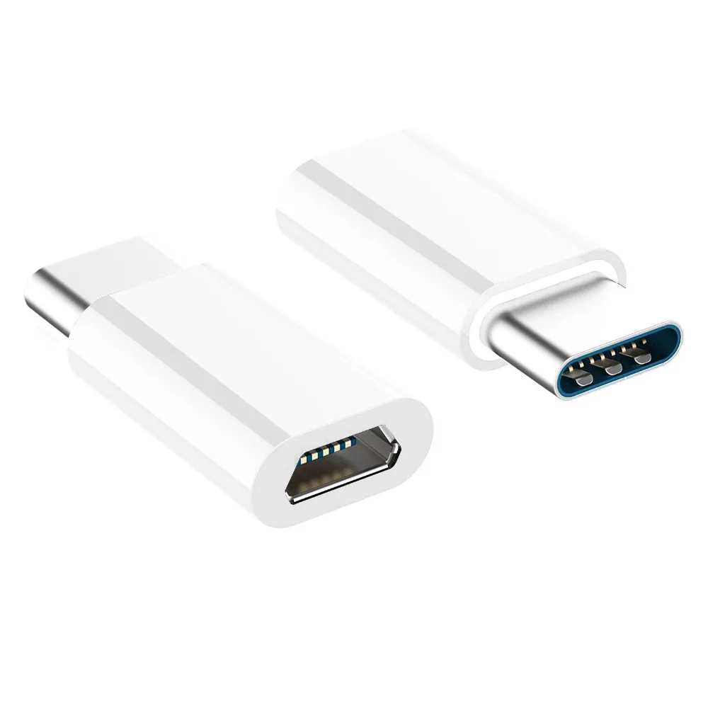 200PCS USB3.1 Type C OTG Adapter Micro USB Female to Type C Male Converter for Samsung Galaxy Note 8 S8 Plus/A5/A7 2017/Oneplus