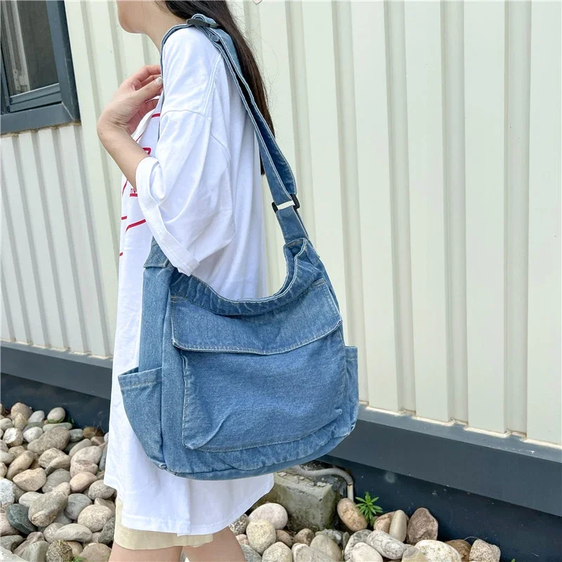 

High Quality Autumn Versatile Denim Crossbody Bag for Women's Bags Released in 2023 Bolsas Para Mujeres Сумка Женская 가방