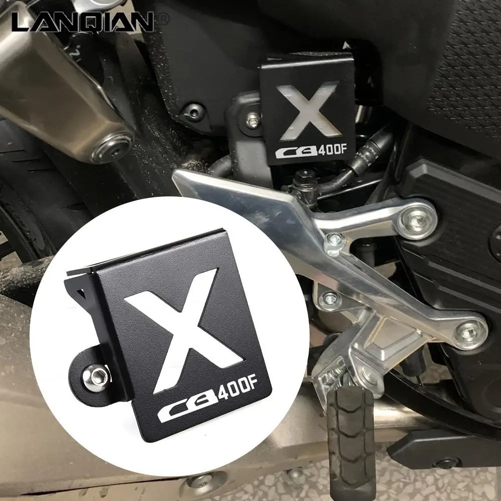 

Motorcycle Rear Brake Fluid Reservoir Cover Protective Gurad FOR Honda CB400F CB500X CBR500R CB500F 2019-2021 CB400X CB400F