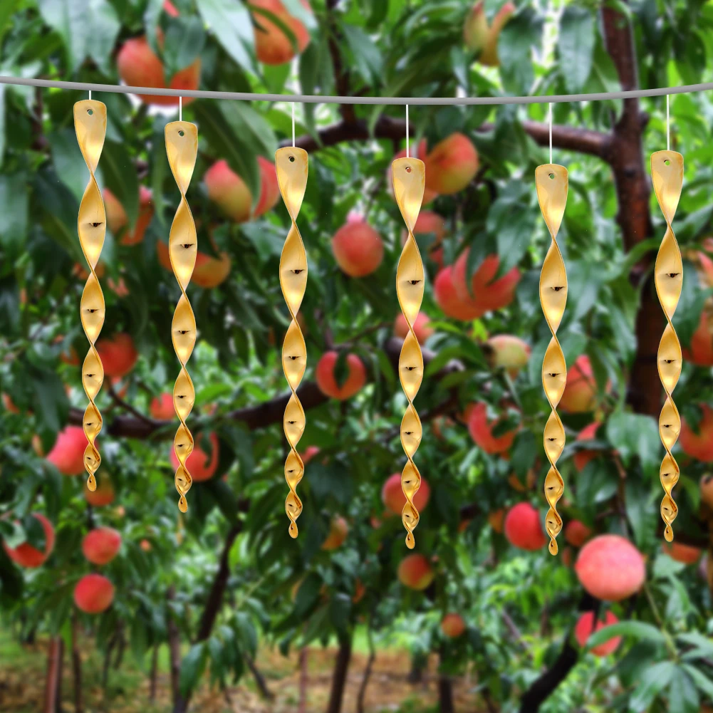 

10 шт., светоотражающие отпугивающие палочки для птиц