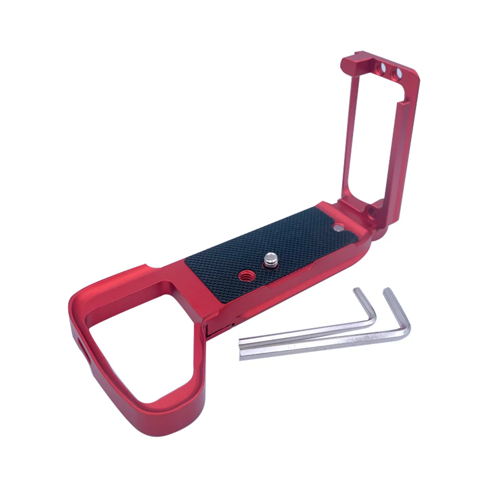 

Quick Release L-Bracket for Sony A7S3 A7M4 A1 Photography Camera Grip Quick Release L-Holder Stardard Base Plate Red