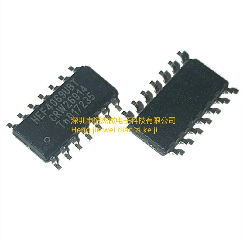 

10 шт./новый импортный оригинальный HEF4069UBT HEF4069 SOP-14 COS/инвертор MOS