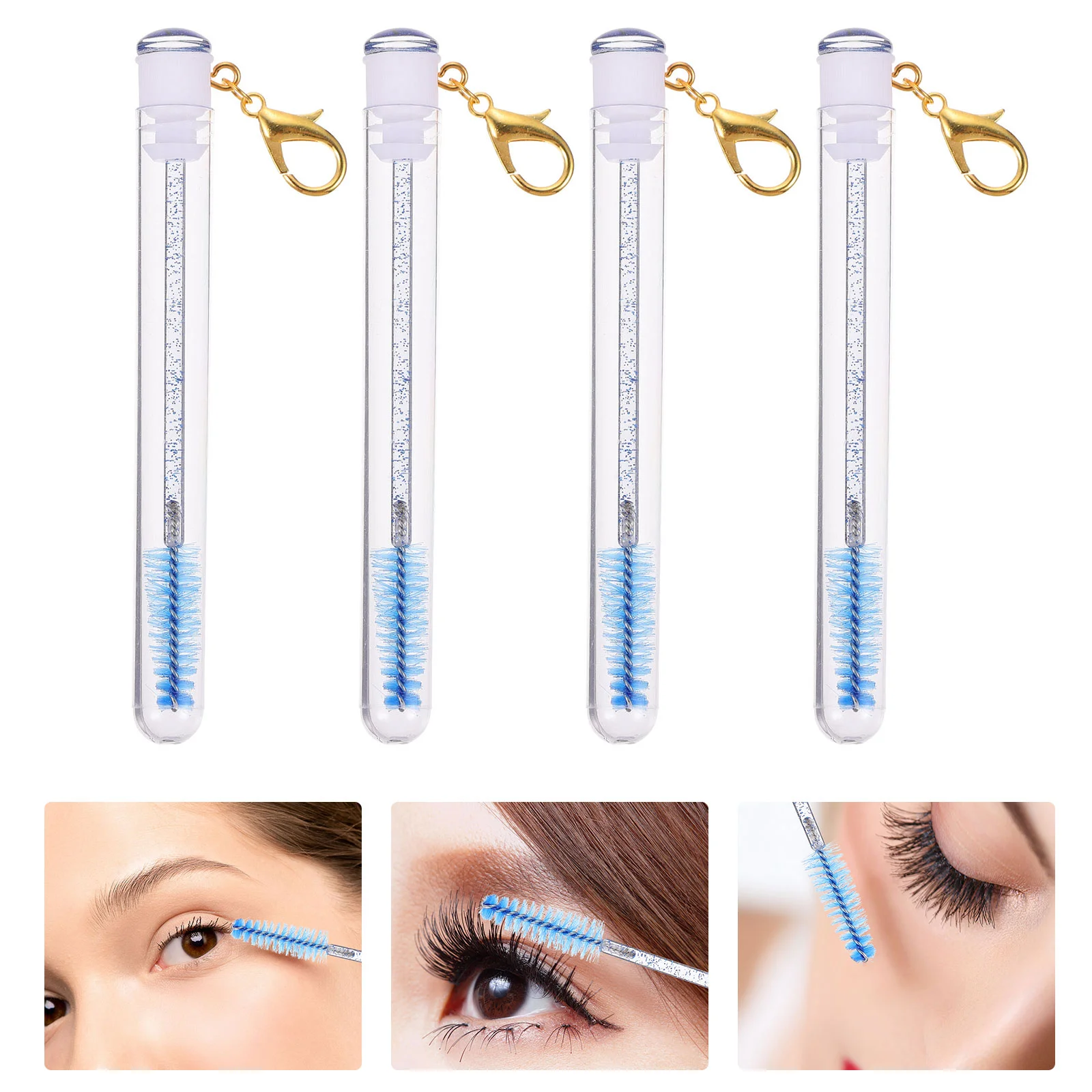 

Eyelash Mascara Brush Spoolie Tube Brushes Wand Eyebrow Empty Applicator Lash Wands Tubes A Extensions Makeup Tool