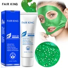 Грязь для контроля жирности носа и угрей, крем для лица, восстанавливающий, Обесцвечивающий, меланин для сужения пор и отбеливания лица, зеленый чай