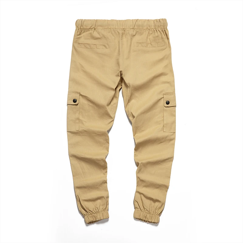 Брюки-карго мужские однотонные джоггеры шаровары повседневные спортивные штаны