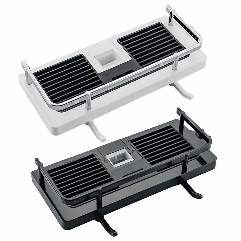 

Bathroom Storage Rack Punch Free Shower Pole Shelf with Towels Hooks Drainage Design Pole Caddy Tray for Home Kitchen Hotels