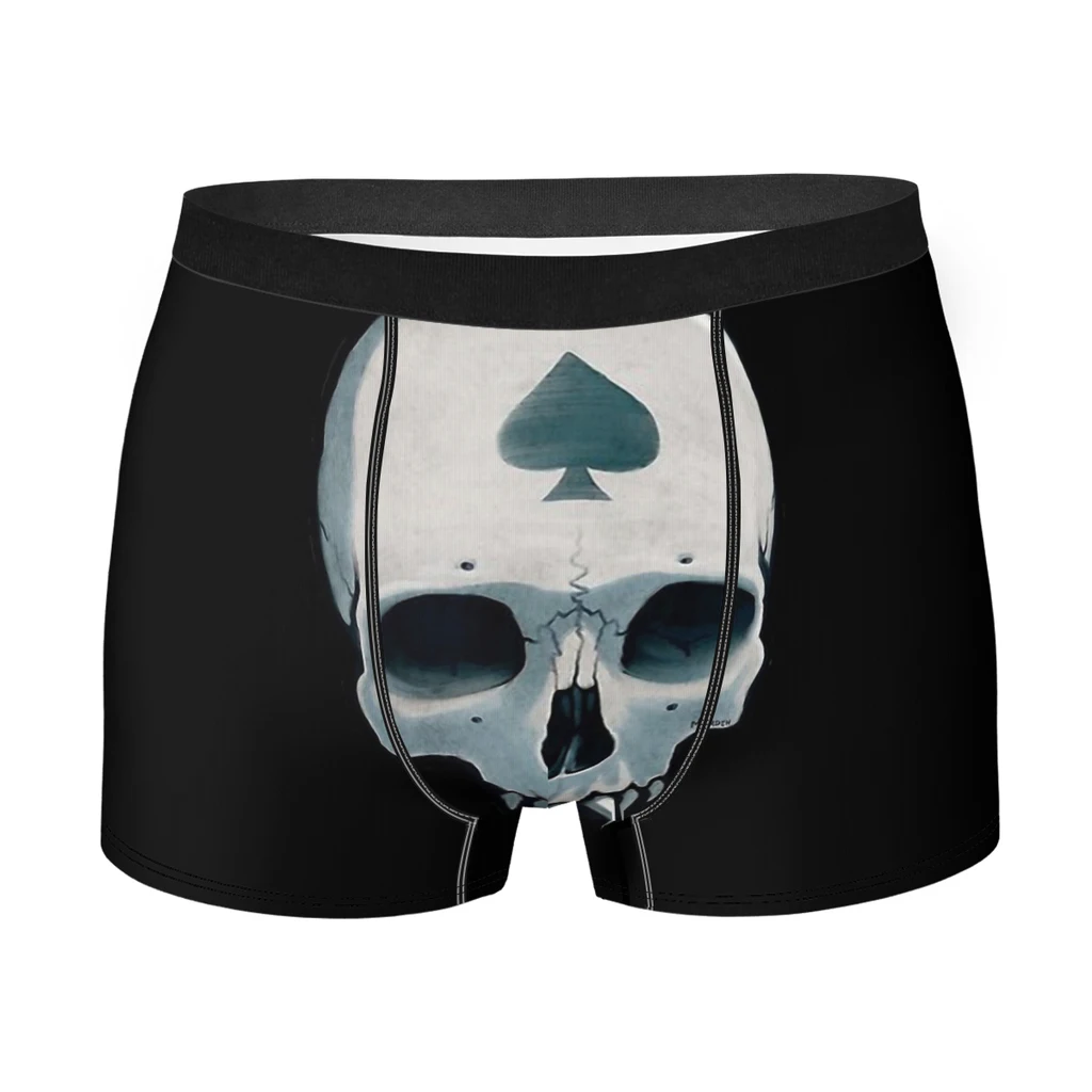 

Трусы-боксеры мужские с принтом черепа