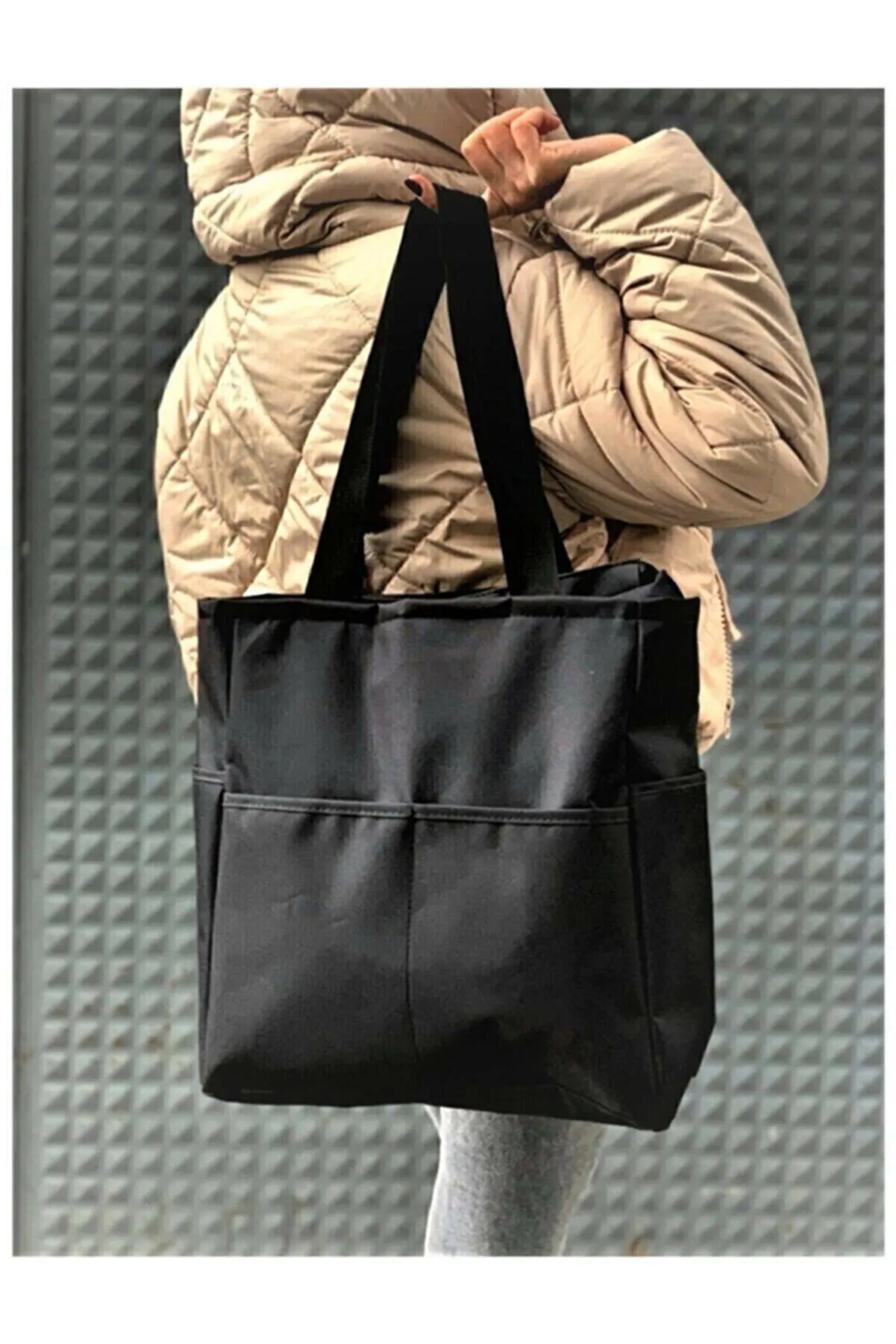 Large Capacity Black Shoulder Hand Bucket Bag Basket Crossbody Bags Casual Tote Purses New 2022 Casual Unisex Women Men Men