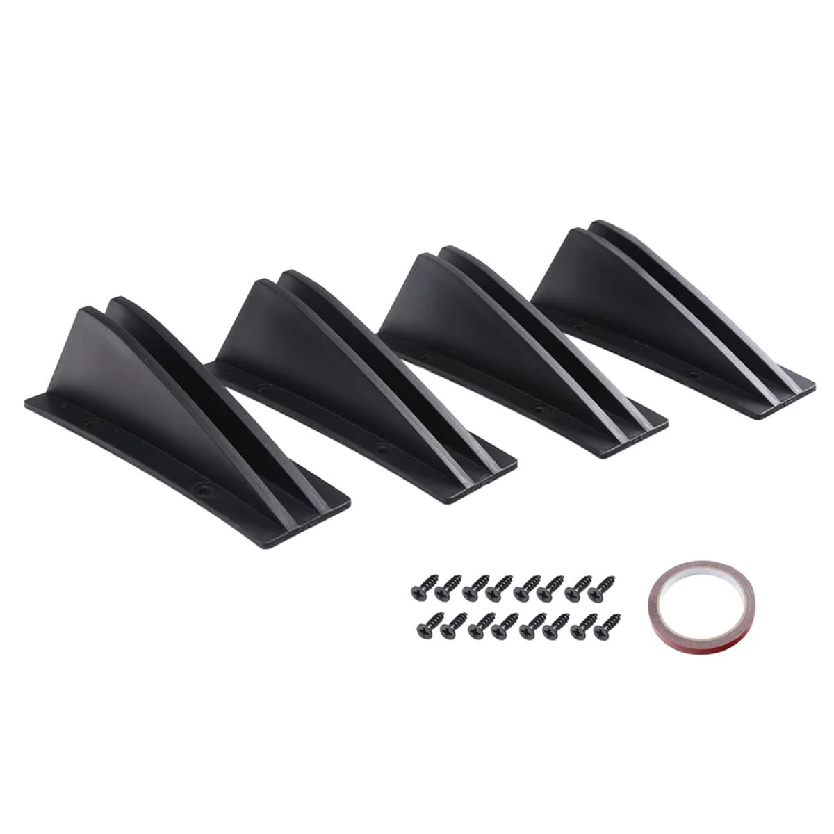 Универсальный диффузор для губ заднего бампера плавники акулы защита подбородка