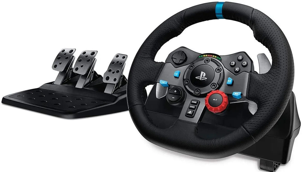 

Игровое рулевое колесо Logitech G29 с двумя двигателями, игровое гоночное колесо с эффективными педалями