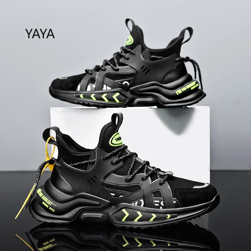 

Новинка 2022, сетчатые модные кроссовки, дышащие массивные мужские кроссовки, Женская Белая Спортивная повседневная обувь, Мужская теннисная...