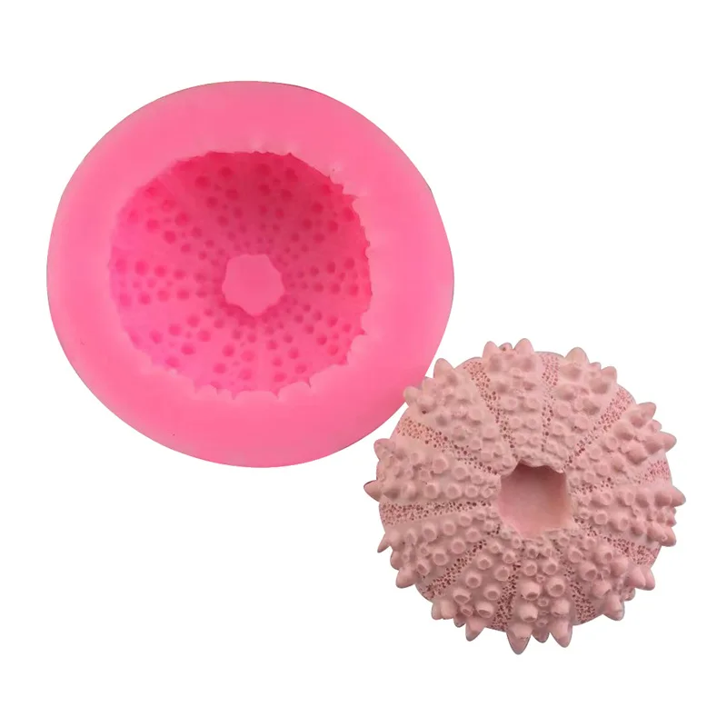 

Cute shellfish cake mold marine silicone Fondant mold chocolate mold sea urchin decorative mold