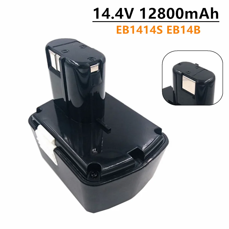 

14.4V 12800mAh Rechargeable Battery Electric Accessories for Hitachi EB1414S EB14B EB1412S EB14S DV14DL CJ14DL DS14DVF3 NI-MH