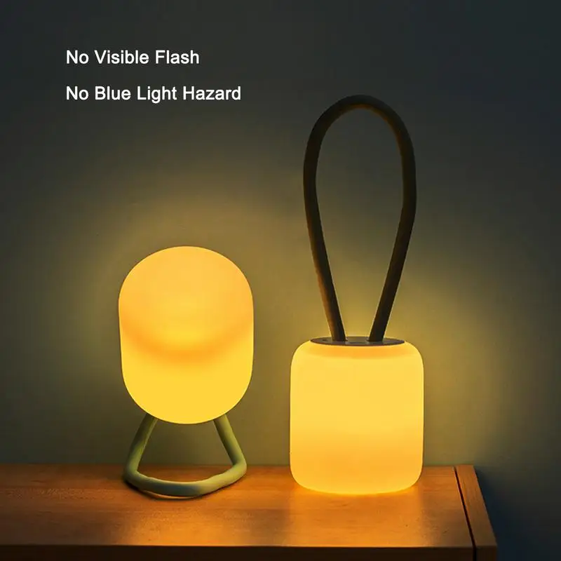 

Dimmable Silicone Night Light Portable LED Camping Lantern Camping Lantern Emergency Light Hanging Tent Light Rechargeable