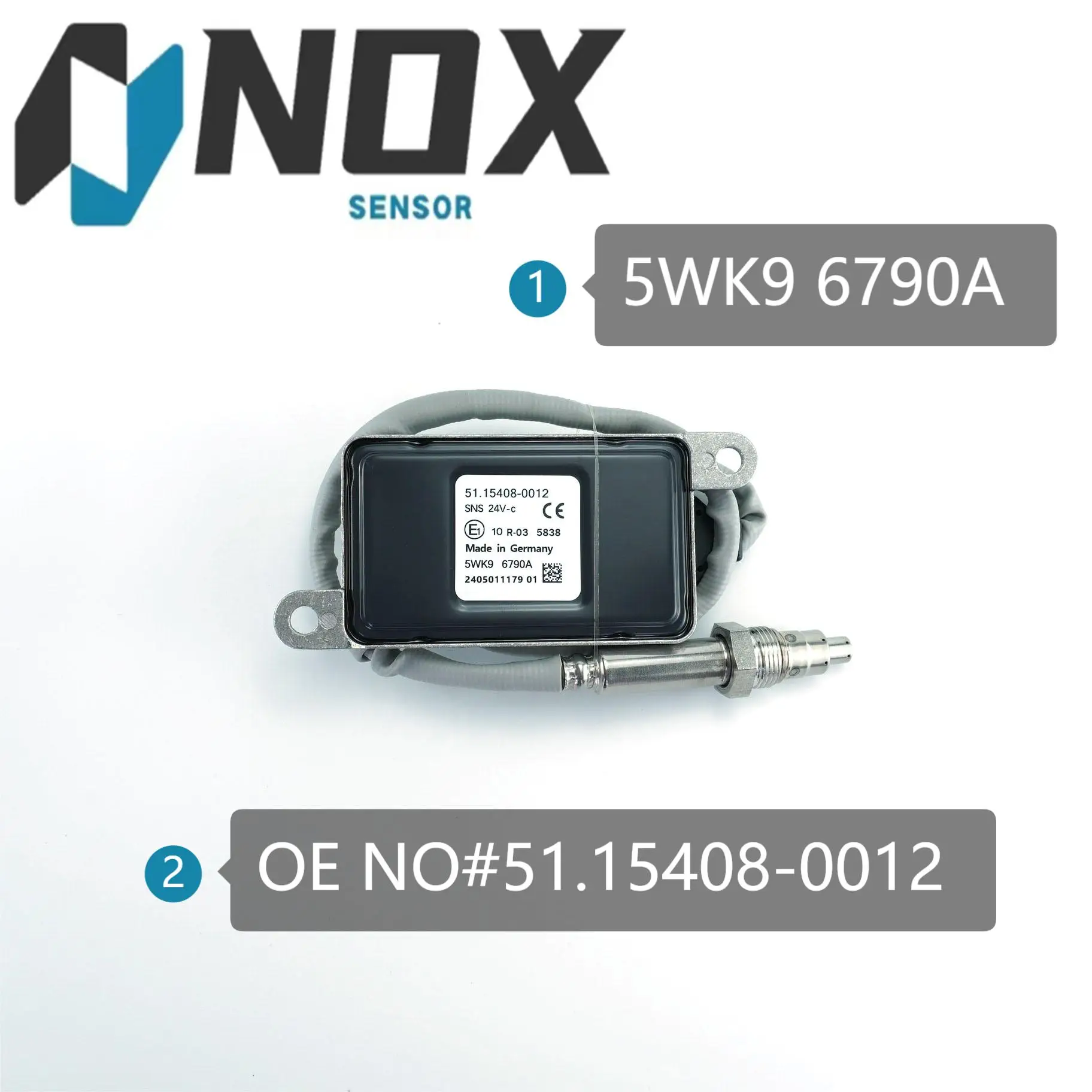 5WK9 6790A 51154080012 5WK96790A 24 В Оригинальный Новый азотный кислородный датчик для MAN Truck TGX