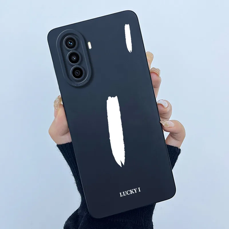 Для Huawei Nova Y71 Y70 Plus чехол Lucky Initial Letter силиконовый мягкий матовый бампер для телефона HUAWEI NovaY70 MGA-LX9 корпус (art.: 3920d2ecf98e4) - 3920d2ecf98e4