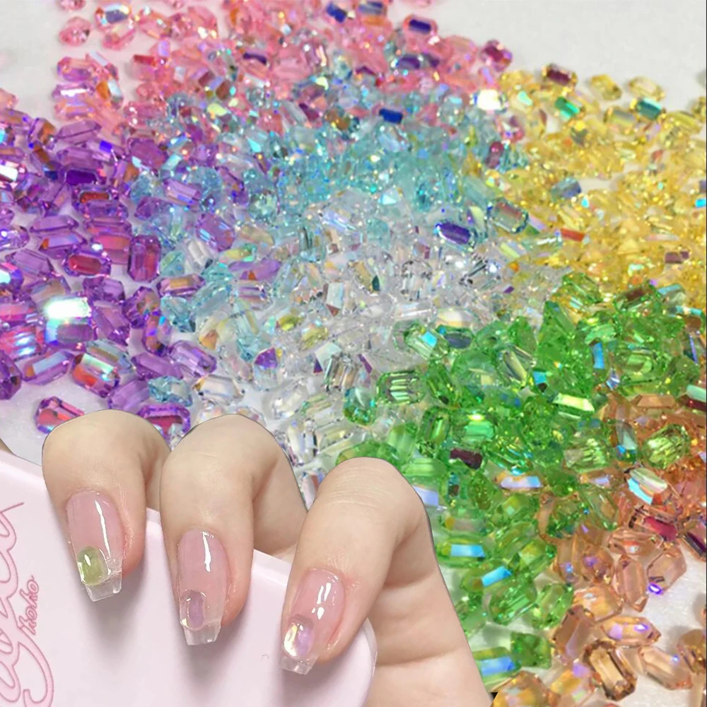 50 шт. подвески для ногтей Aurora Squar (6 мм)