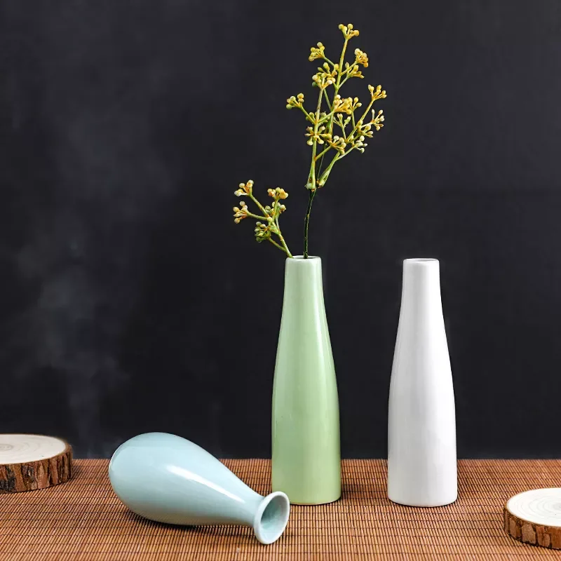 

Hydroponic Small Table Vase Decoration Home Decoration Living Room European Flower Arrangement Ceramic Small Flower Vase