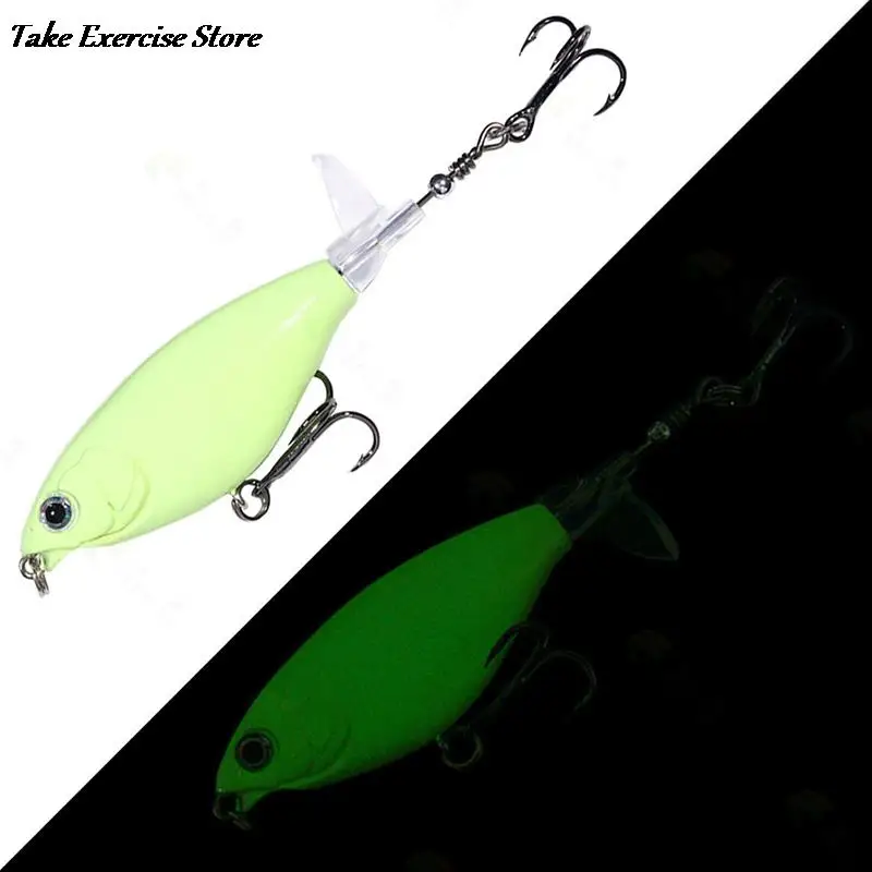 

1pcs HOT! Whopper Plopper Lure Topwater Fishing Lures Spin Tail Floating Spinner Hard Bait Popper Bass Artificial