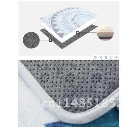 Декоративный Напольный коврик с мотивами Луны изображением алтаря или тарота