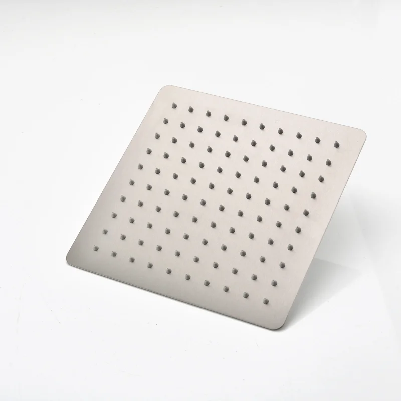 

10" Square Rainfall & High Pressure Stainless Steel Bath Showerhead\ Waterfall Full Body Coverage with Silicone