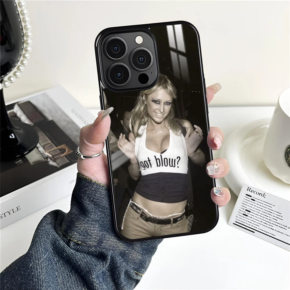 Чехол для телефона P-Paris HiltonS Got Blow iPhone 16 15 14 13 12 11 Pro Xs Max Mini Plus противоскользящий