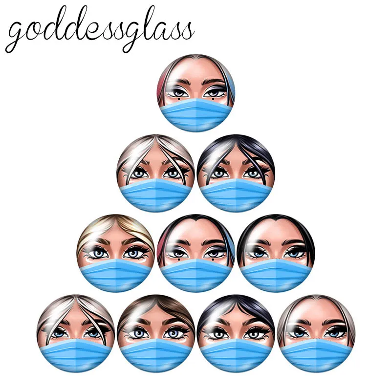 

Кукла-матрешка для девочек, маска для лица с пузырьками, 10 шт., разнообразные круглые стеклянные кабошоны для фото 12 мм/18 мм/20 мм/25 мм, демонстрационная фурнитура с плоской спинкой