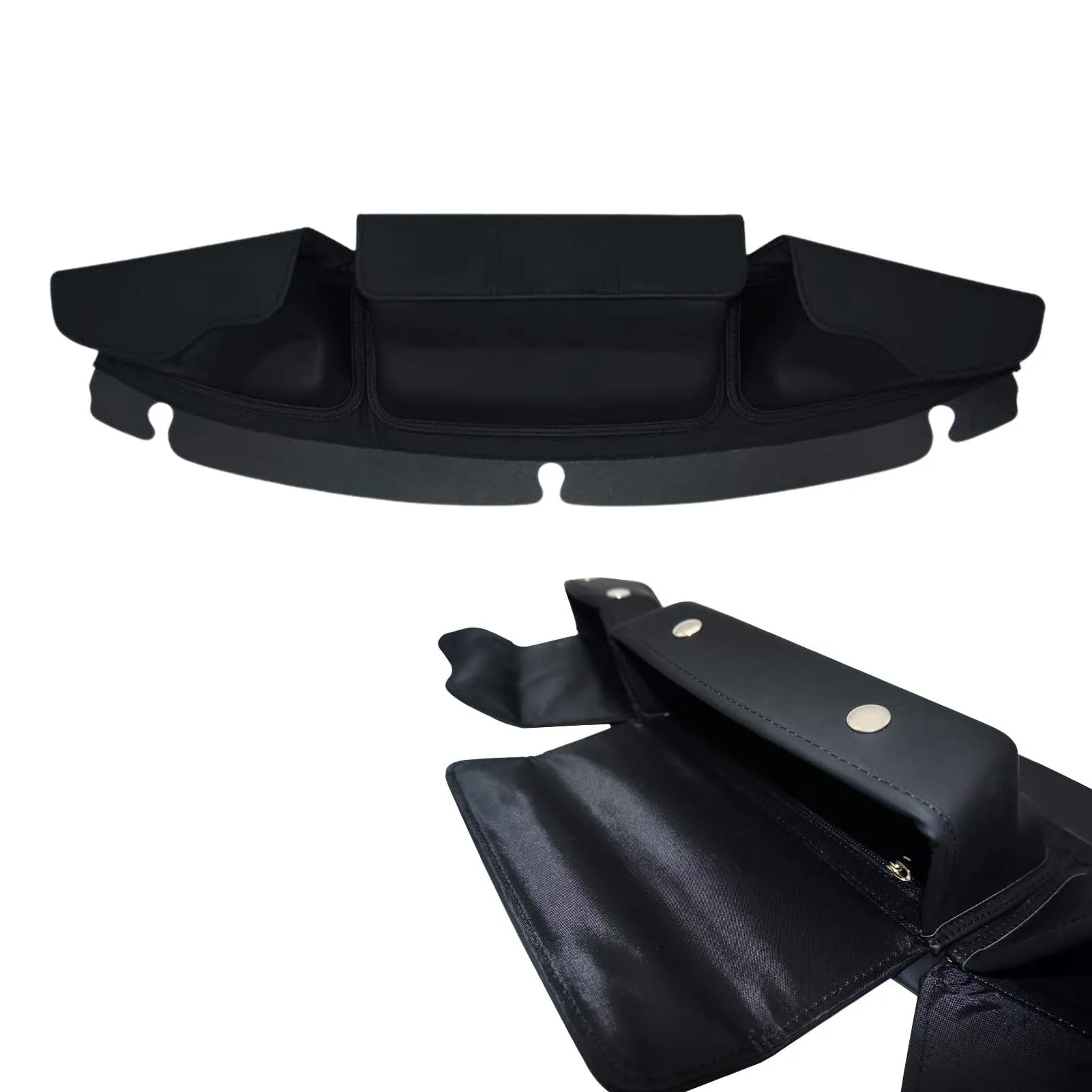 

Windshield Bag Three Pocket Batwing Fairing Pouch Motorcycle Tool Bag