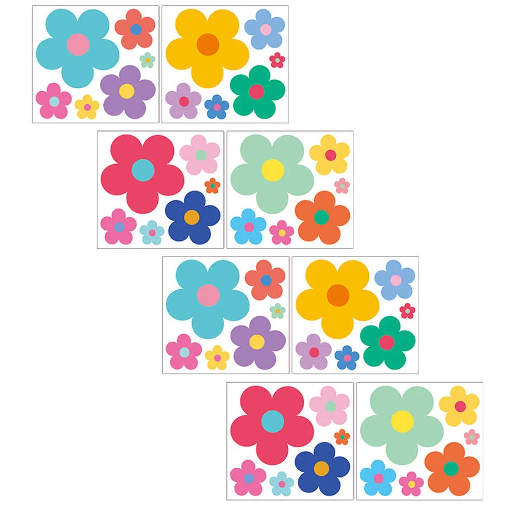 

Flowers Wall Sticker Decorations Self-adhesive Stickers PVC DIY Decals Refrigerator Design Cartoon Cars