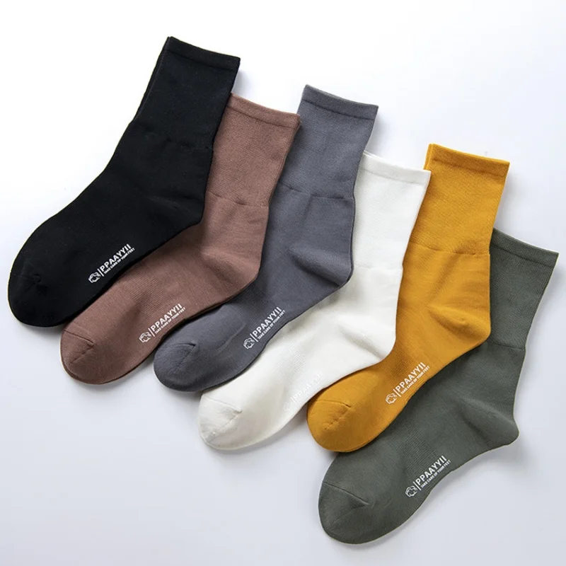 Носки мужские короткие хлопок впитывающий влагу дышащие чесаный повседневные