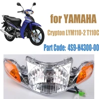 motorcycle headlamp headlight front light lightings for yamaha crypton r t110 c8 t110c lym110 2 4s9 h4300 00 spare parts