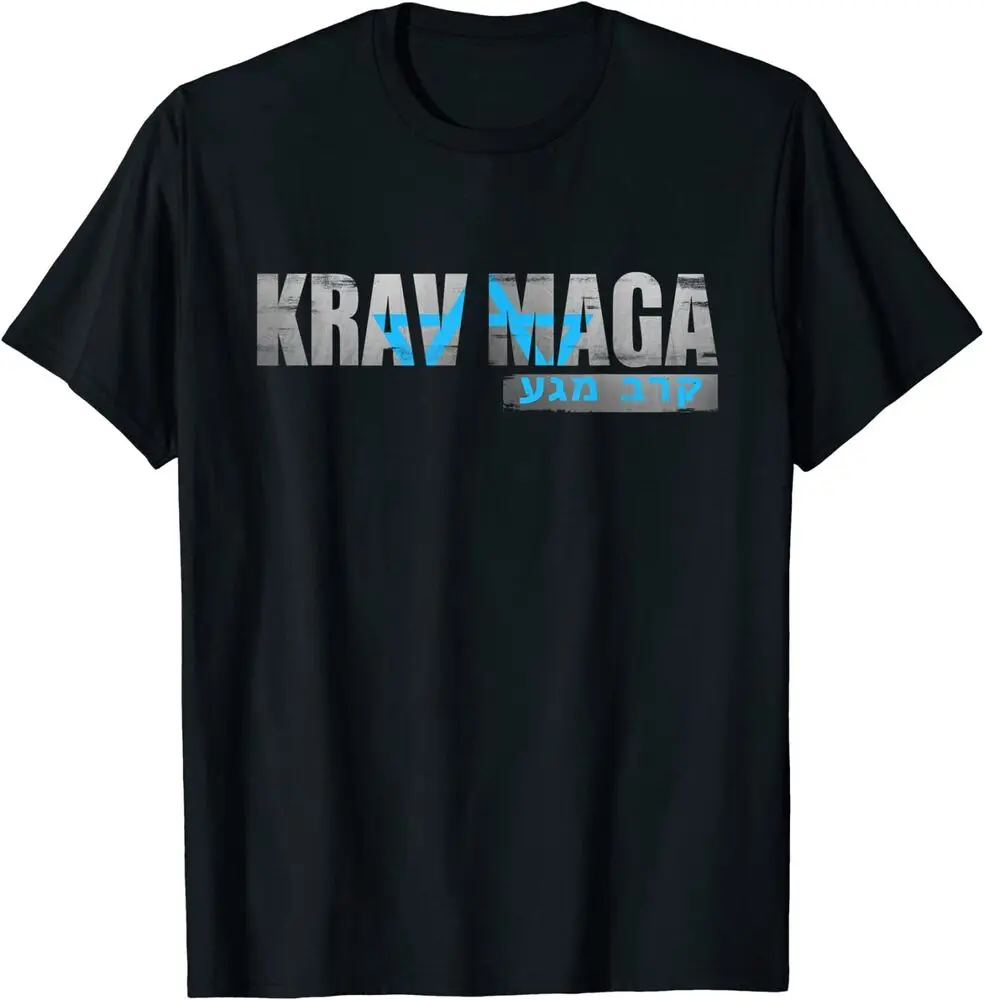 

Krav Maga Israeli Combat System Distressed Vintage T-Shirt 100% Cotton O-Neck Summer Short Sleeve Casual Mens T-shirt Size S-3XL
