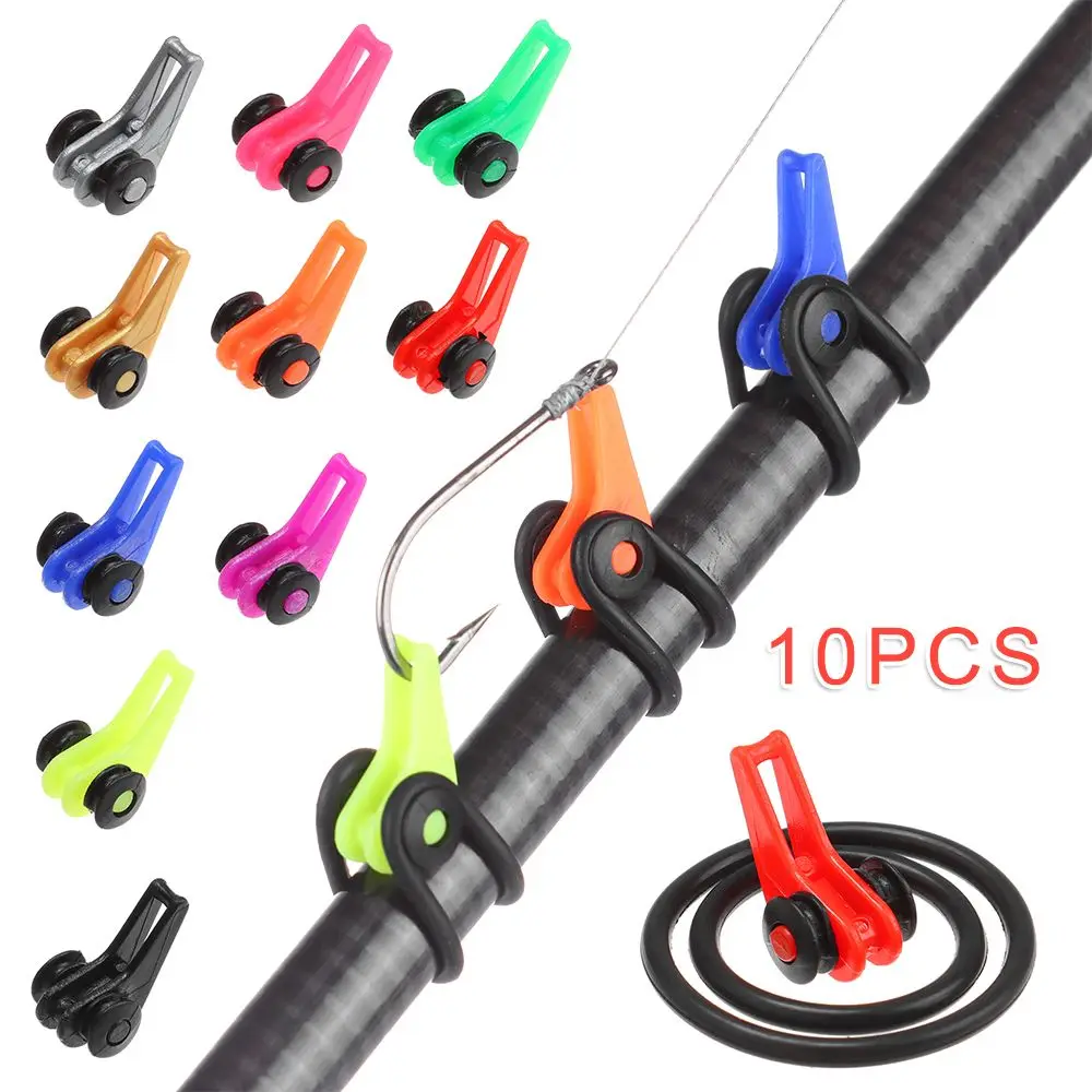 

10Pcs/Pack Fishing Hook Secure Keep For Fishing Rod Tool Durable Jig Hooks Safe Keeping Fishing Accessories Fish Tackle Portable