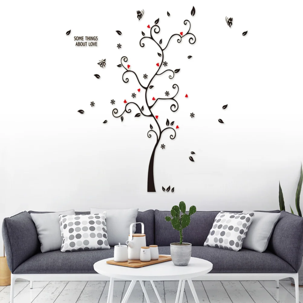 1PC Creative Peel and Stick Removable Photo Frame Tree Wall Sticker Wall Decor Wall